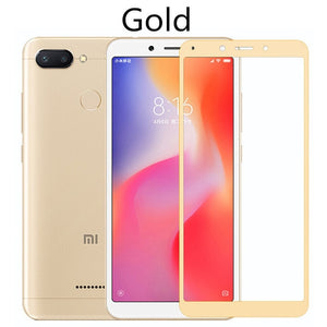 Full cover Tempered Glass For Xiaomi Redmi 6 redmi6 Screen Protector For Redmi 6A global Version Redmi6A Protective Glass Film - Amzon World