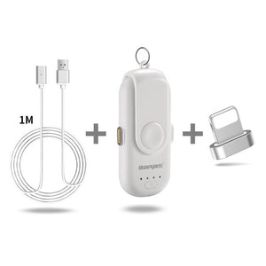 GARAS Magnetic Power Bank For iPhone/Micro USB/Type C 1000mAh Mini Magnet Charger Power Bank 18650 For iPhone/iPad/Xiaomi/LG - Amzon World