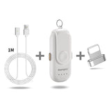 GARAS Magnetic Power Bank For iPhone/Micro USB/Type C 1000mAh Mini Magnet Charger Power Bank 18650 For iPhone/iPad/Xiaomi/LG - Amzon World