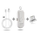 GARAS Magnetic Power Bank For iPhone/Micro USB/Type C 1000mAh Mini Magnet Charger Power Bank 18650 For iPhone/iPad/Xiaomi/LG - Amzon World