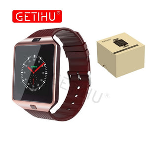 GETIHU DZ09 Smartwatch Smart Watch Digital Men Watch For Apple iPhone Samsung Android Mobile Phone Bluetooth SIM TF Card Camera - Amzon World