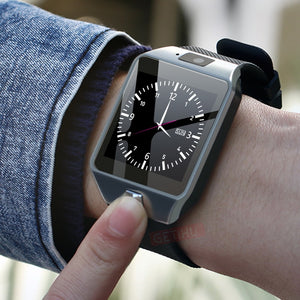 GETIHU DZ09 Smartwatch Smart Watch Digital Men Watch For Apple iPhone Samsung Android Mobile Phone Bluetooth SIM TF Card Camera - Amzon World