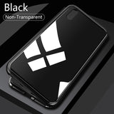GETIHU Metal Magnetic Case for iPhone XR XS MAX X 8 Plus 7 +Tempered Glass Back Magnet Cases Cover for iPhone 7 6 6S Plus Case - Amzon World