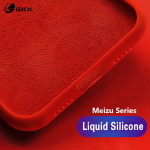 GKK Case for Meizu 16s Case Liquid Silicone Soft TPU Baby Skin Feeling Shockproof Cover for Meizu 16s Phone Coque Coque - Amzon World