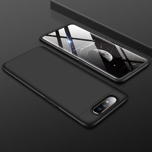 GKK Case for Samsung A80 Case 360 Full Protection With Tempered Glass 3 in 1 Matte Hard Cover For Samsung Galaxy A80 case fundas - Amzon World