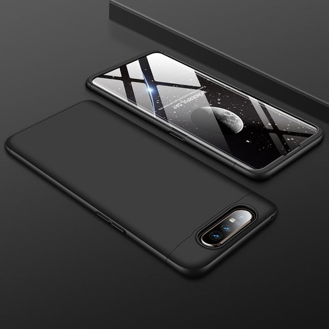 GKK Case for Samsung A80 Case 360 Full Protection With Tempered Glass 3 in 1 Matte Hard Cover For Samsung Galaxy A80 case fundas - Amzon World