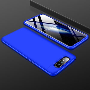 GKK Case for Samsung A80 Case 360 Full Protection With Tempered Glass 3 in 1 Matte Hard Cover For Samsung Galaxy A80 case fundas - Amzon World