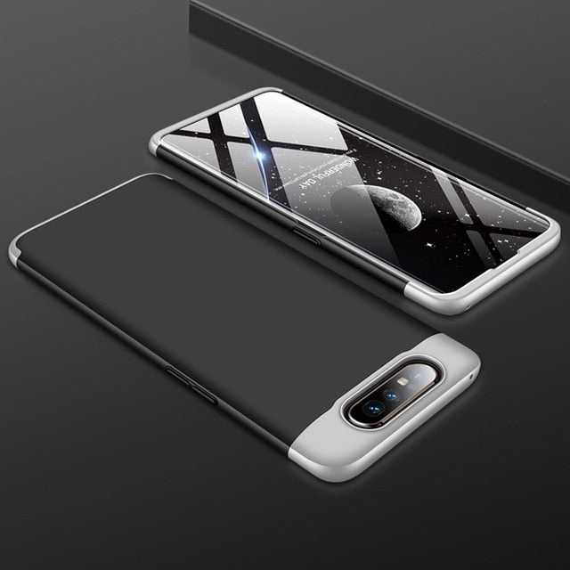 GKK Case for Samsung A80 Case 360 Full Protection With Tempered Glass 3 in 1 Matte Hard Cover For Samsung Galaxy A80 case fundas - Amzon World