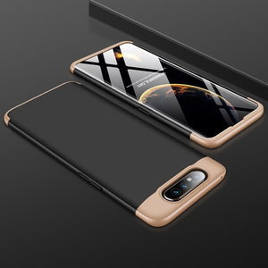 GKK Case for Samsung A80 Case 360 Full Protection With Tempered Glass 3 in 1 Matte Hard Cover For Samsung Galaxy A80 case fundas - Amzon World