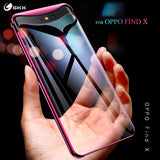 GKK luxury Case for OPPO Find X case Transparent Electroplated half-wrapped Anti-knock Hard PC Back Cover For OPPO Find X coque - Amzon World