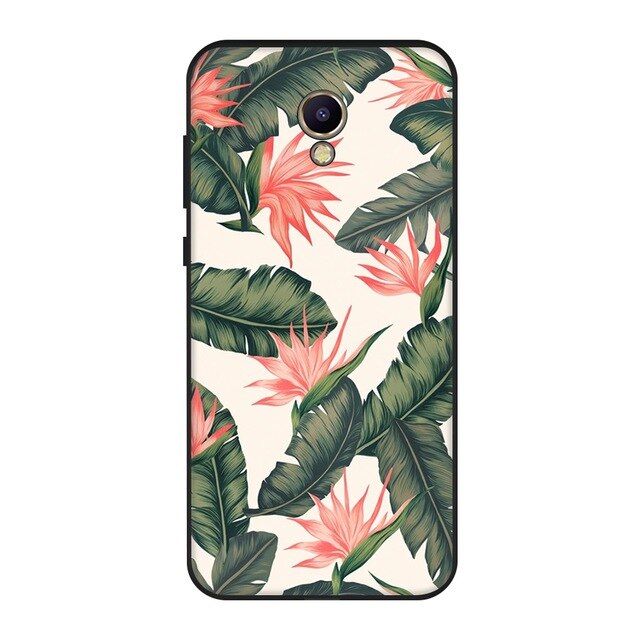 Gertong Silicone Soft TPU Phone Case For Meizu M6 M5 Note Cartoon Pattern Painted Soft Matte Back Cover for Meizu M5S M6 M5C - Amzon World