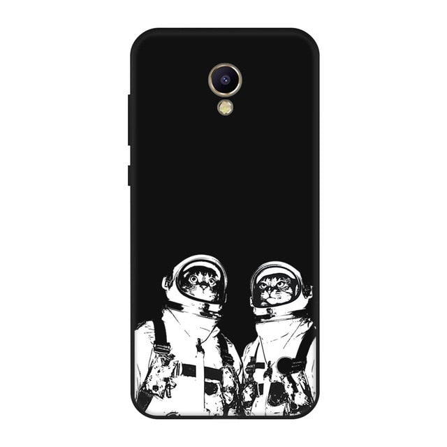 Gertong Silicone Soft TPU Phone Case For Meizu M6 M5 Note Cartoon Pattern Painted Soft Matte Back Cover for Meizu M5S M6 M5C - Amzon World