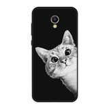 Gertong Silicone Soft TPU Phone Case For Meizu M6 M5 Note Cartoon Pattern Painted Soft Matte Back Cover for Meizu M5S M6 M5C - Amzon World