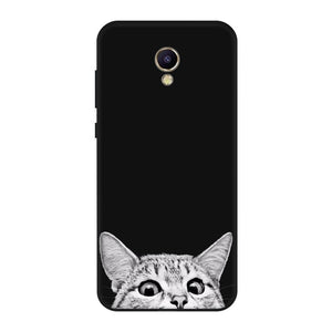 Gertong Silicone Soft TPU Phone Case For Meizu M6 M5 Note Cartoon Pattern Painted Soft Matte Back Cover for Meizu M5S M6 M5C - Amzon World
