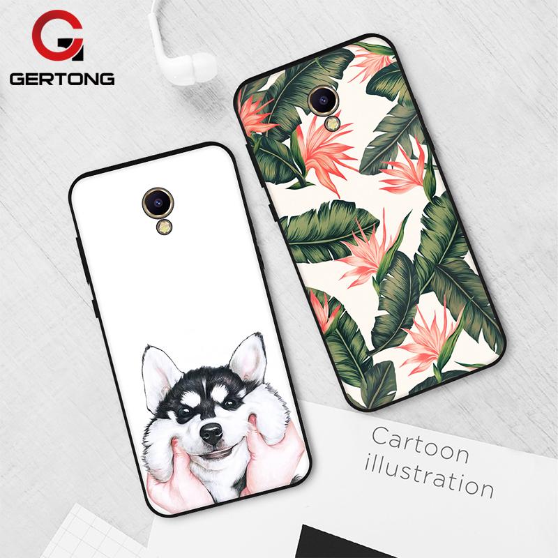 Gertong Silicone Soft TPU Phone Case For Meizu M6 M5 Note Cartoon Pattern Painted Soft Matte Back Cover for Meizu M5S M6 M5C - Amzon World