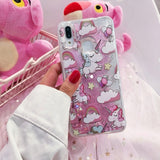Glitter Silicone Phone Case For Xiaomi Redmi 7 4X 5 Plus 6A 6 Pro Liquid Quicksand Cover on Redmi Note 5 6 7 Pro 4X Cases Coque - Amzon World