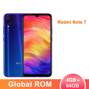Xiaomi Redmi Note 7 4GB RAM 64GB ROM Smartphone Snapdragon 660 Octa Core 48MP AI Dual Camera 6.3" Full Screen 4000mAh - Amzon World