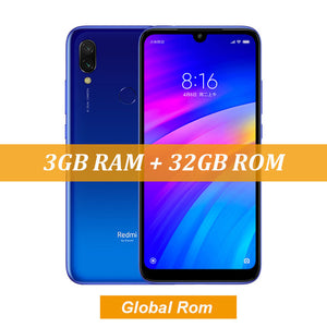 Global Rom Xiaomi Redmi 7 3GB RAM 32GB ROM Snapdragon 632 Octa Core 12MP Dual Camera 6.26" HD Mobile Phone 4000mAh Large Battery - Amzon World