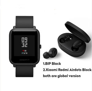 Global Version Xiaomi Huami Amazfit Bip Smart Watch GPS Gloness Smartwatch Smart-watch Watchs 45 Days Standby for Phone MI8 IOS - Amzon World