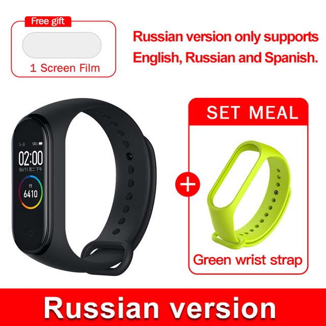 Global version original xiaomi mi band 4 color screen 2019 latest music smart bracelet heart rate fitness 135mAh bluetooth 5.0 - Amzon World