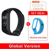 Global version original xiaomi mi band 4 color screen 2019 latest music smart bracelet heart rate fitness 135mAh bluetooth 5.0 - Amzon World