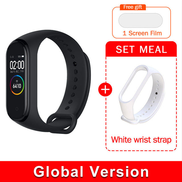 Global version original xiaomi mi band 4 color screen 2019 latest music smart bracelet heart rate fitness 135mAh bluetooth 5.0 - Amzon World