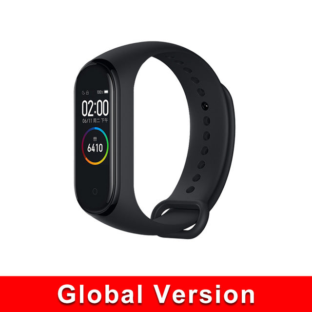 Global version original xiaomi mi band 4 color screen 2019 latest music smart bracelet heart rate fitness 135mAh bluetooth 5.0 - Amzon World