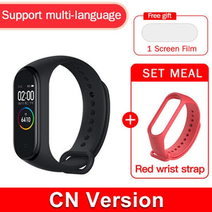Global version original xiaomi mi band 4 color screen 2019 latest music smart bracelet heart rate fitness 135mAh bluetooth 5.0 - Amzon World