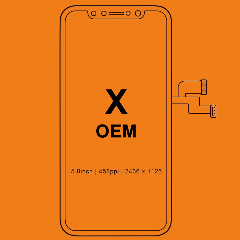 Grade For iPhone X S Max XR LCD Display For Tianma AMOLED OEM Touch Screen With Digitizer Replacement Assembly Parts Black - Amzon World