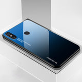 Gradient Tempered Glass Case For Xiaomi Redmi Note 7 5 6 Pro Pocophone F1 Mi8 Mi A2 Lite 6X 5X Mi9 SE 9t Cover Protective Fundas - Amzon World