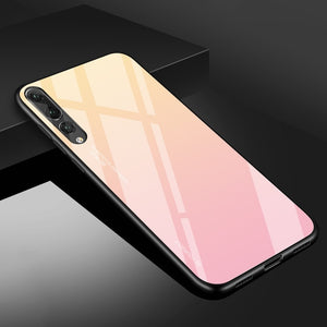 Gradient Tempered Glass Phone Case For Huawei Honor 8X Mate 20 Pro Mate 10 P20 Lite P Smart Plus Nova 3i 3 4 P30 Cover Housing - Amzon World