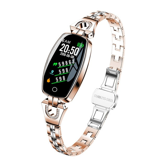 H&A H8 Fitness Bracelet Sport Smart Watch 2019 Waterproof Heart Rate Monitoring Bluetooth For iOS Android Smartwatch Women Gift - Amzon World