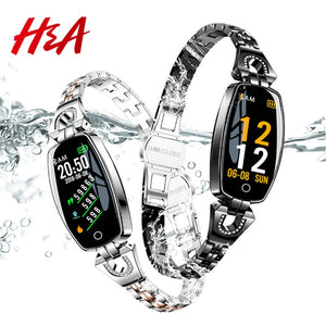 H&A H8 Fitness Bracelet Sport Smart Watch 2019 Waterproof Heart Rate Monitoring Bluetooth For iOS Android Smartwatch Women Gift - Amzon World