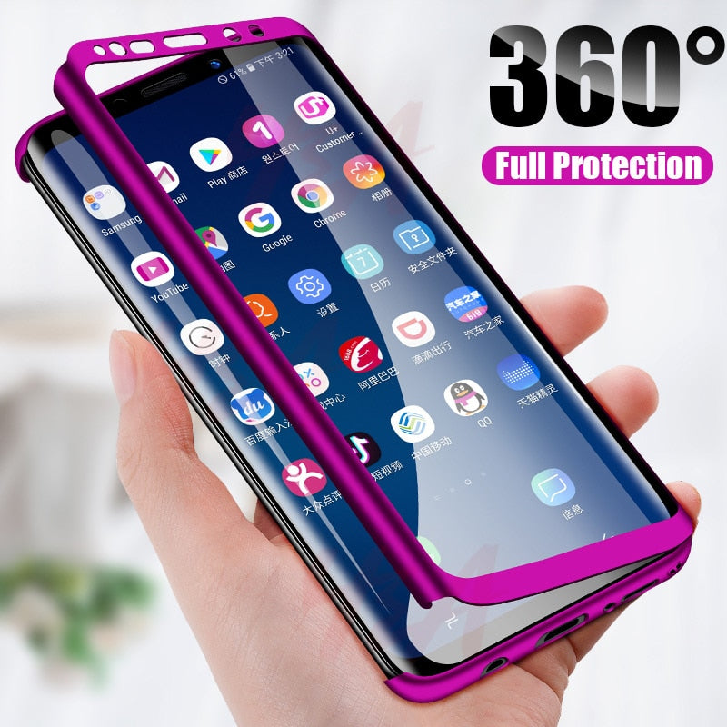 H&A Luxury 360 Full Cover Phone Case For Samsung Galaxy S10 S9 S8 Plus S7 Edge Note 9 8 Shockproof Cover S10 lite Fundas Capa - Amzon World