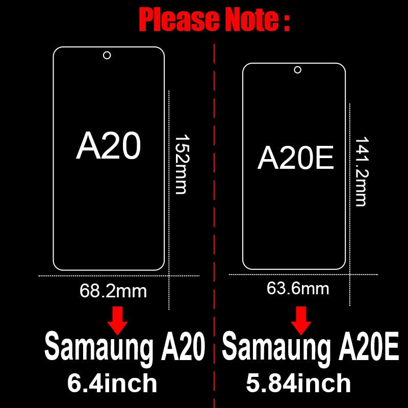 3PCS Tempered Glass For Samsung Galaxy A50 A30 Screen Protector Glass For Samsung Galaxy M20 M30 A20 A20E A40 A80 A70 A60 Glass - Amzon World