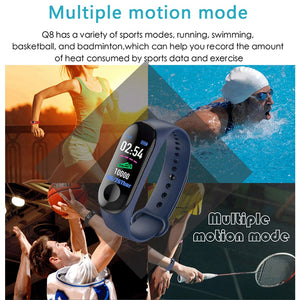 M3 Plus Men's Smart Watch Color Screen IP67 Waterproof Smart Watch Blood Pressure Heart Rate Activity Fitness Tracker Men Watch - Amzon World