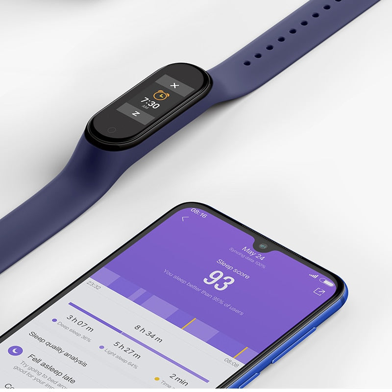 In Stock Original Xiaomi Mi Band 4 Smart Miband 3 Color Screen Bracelet Heart Rate Fitness Music Bluetooth 50M Waterproof Band4 - Amzon World