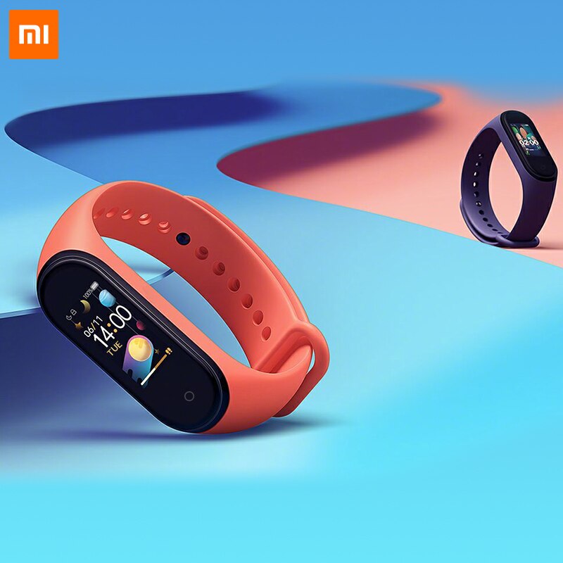In Stock Original Xiaomi Mi Band 4 Smart Miband 3 Color Screen Bracelet Heart Rate Fitness Music Bluetooth 50M Waterproof Band4 - Amzon World