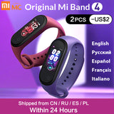 In Stock Original Xiaomi Mi Band 4 Smart Miband 3 Color Screen Bracelet Heart Rate Fitness Music Bluetooth 50M Waterproof Band4 - Amzon World