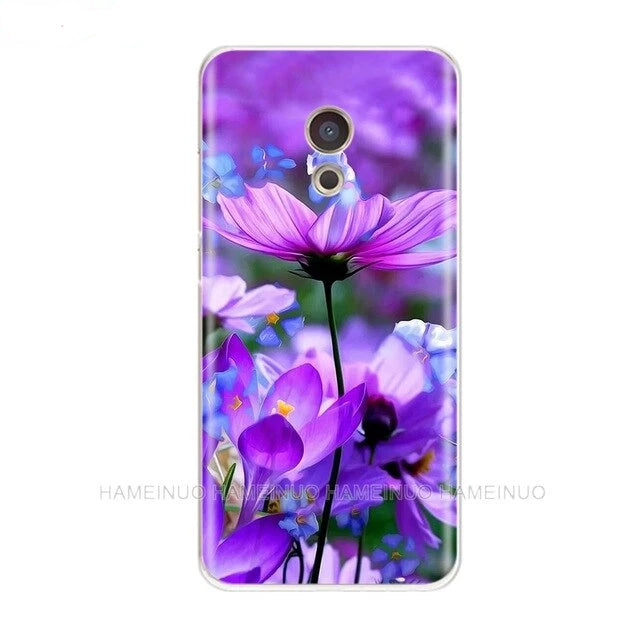 Purple Cover phone Case for Meizu M6 M5 M5S M2 M3 M3S MX4 MX5 MX6 PRO 6 5 U10 U20 note plus - Amzon World