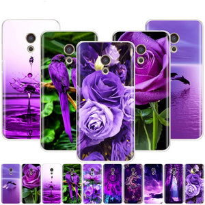 Purple Cover phone Case for Meizu M6 M5 M5S M2 M3 M3S MX4 MX5 MX6 PRO 6 5 U10 U20 note plus - Amzon World