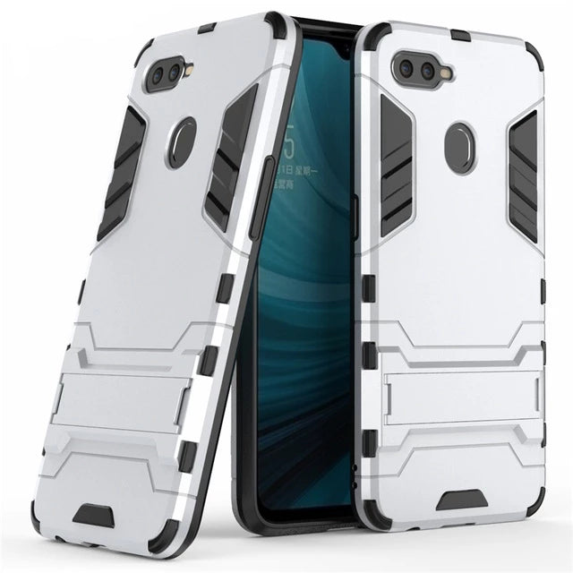 Armor Case OPPO AX7 Case Shockproof Robot Silicone Rubber Hard Back Phone Cover For OPPO AX7 AX7 Pro CPH1893 CPH1901 - Amzon World