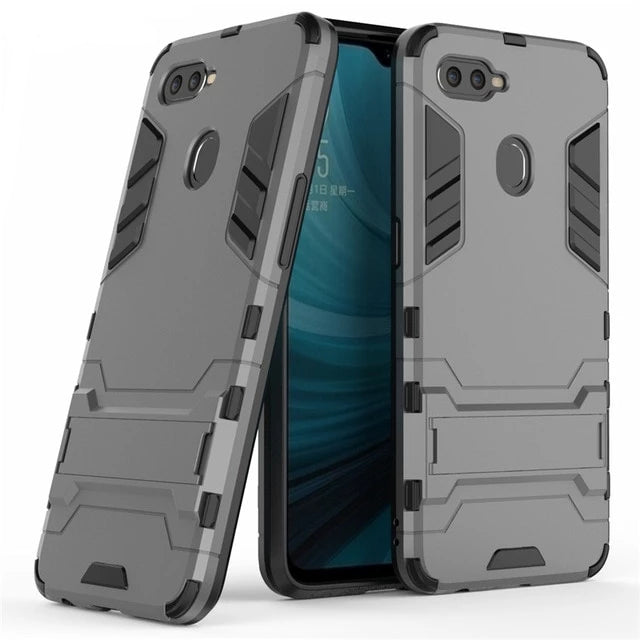 Armor Case OPPO AX7 Case Shockproof Robot Silicone Rubber Hard Back Phone Cover For OPPO AX7 AX7 Pro CPH1893 CPH1901 - Amzon World