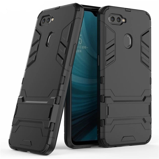 Armor Case OPPO AX7 Case Shockproof Robot Silicone Rubber Hard Back Phone Cover For OPPO AX7 AX7 Pro CPH1893 CPH1901 - Amzon World