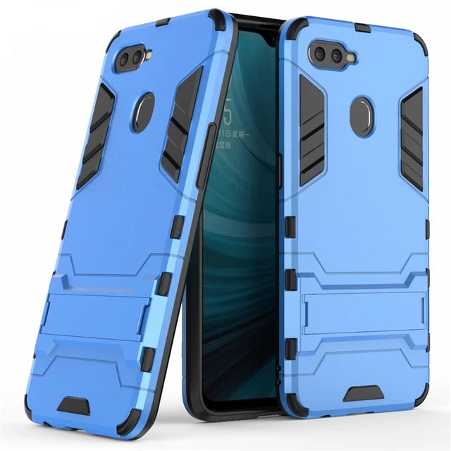 Armor Case OPPO AX7 Case Shockproof Robot Silicone Rubber Hard Back Phone Cover For OPPO AX7 AX7 Pro CPH1893 CPH1901 - Amzon World
