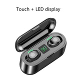 HATOSTEPED Bluetooth Earphones 5.0 TWS Mini Wireless Headset Power Display Earphone with charging box Sports Earbuds Gaming - Amzon World