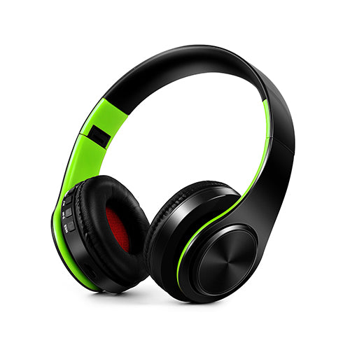 HIFI stereo earphones bluetooth headphone music headset FM and support SD card with mic for mobile xiaomi iphone sumsamg tablet - Amzon World