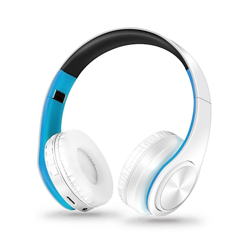 HIFI stereo earphones bluetooth headphone music headset FM and support SD card with mic for mobile xiaomi iphone sumsamg tablet - Amzon World