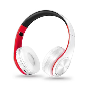 HIFI stereo earphones bluetooth headphone music headset FM and support SD card with mic for mobile xiaomi iphone sumsamg tablet - Amzon World