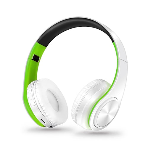 HIFI stereo earphones bluetooth headphone music headset FM and support SD card with mic for mobile xiaomi iphone sumsamg tablet - Amzon World